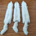 Bulk wholesale 150cm big size genuine Arctic white fox fur skin